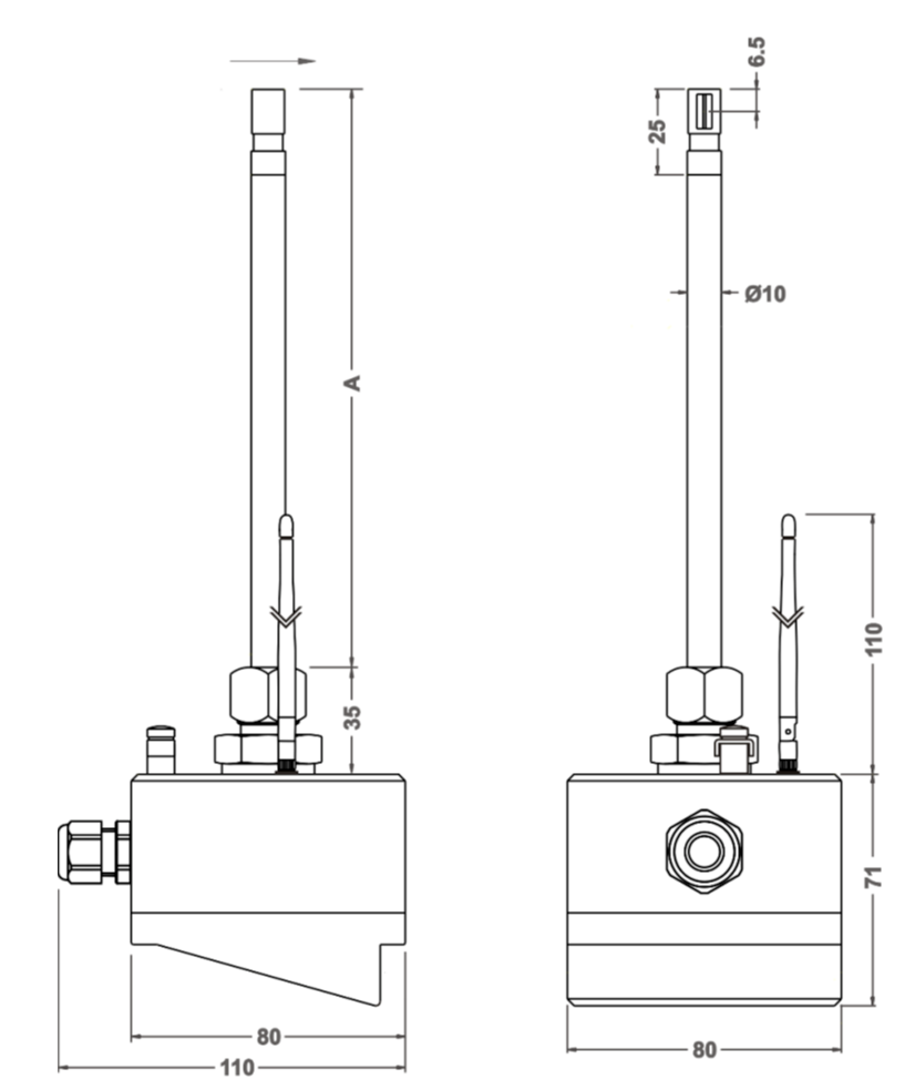 サーマル式風速変換器 U10-TA10シリーズ